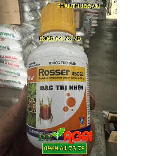 ROSSER 450SC – Đặc Trị Nhện Đỏ Hoa Hồng, Hoạt Chất Mới Nhất