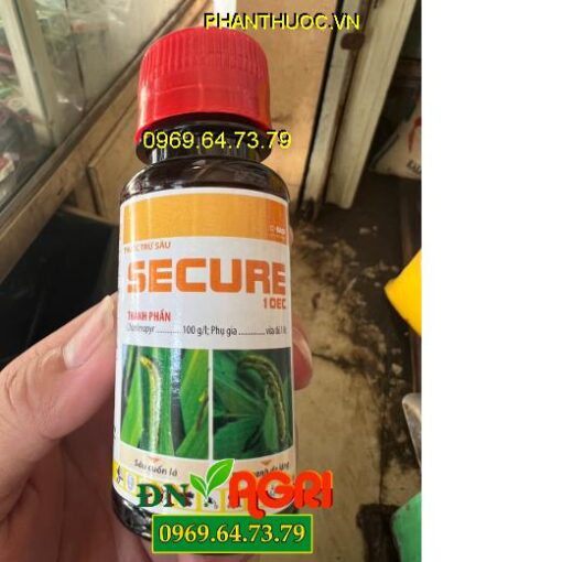 SECURE 10EC- Đặc Trị Sâu Cuốn Lá Trên Lúa, Sâu Xanh Da Láng Trên Đậu