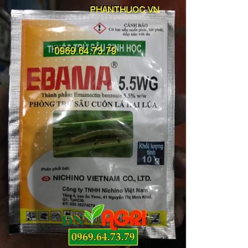 EBAMA 5.5WG – Phòng Trừ Sâu Cuốn Lá Hại Lúa