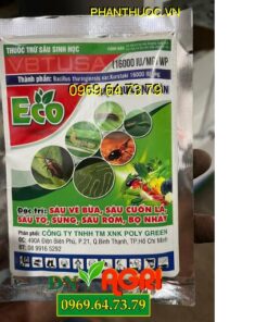 THUỐC TRỪ SÂU SINH HỌC ECO – Đặc Trị Sâu Vẽ Bùa, Sâu Cuốn Lá, Sâu Tơ, Sùng, Sâu Róm, Bọ Nhảy