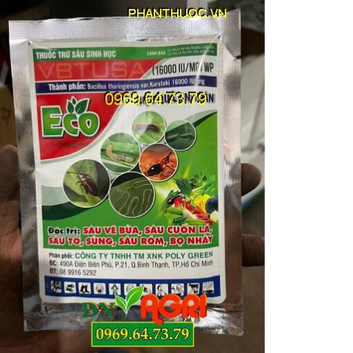 THUỐC TRỪ SÂU SINH HỌC ECO – Đặc Trị Sâu Vẽ Bùa, Sâu Cuốn Lá, Sâu Tơ, Sùng, Sâu Róm, Bọ Nhảy