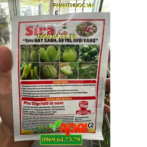 SIRA ẤN ĐỘ- Bọ Trĩ , Bọ Xít, Rầy Xanh, Rầy Bông