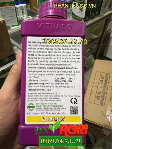 TRỪ SÂU SINH TICTAK 50EC THAY THẾ REASGANT 5EC – Đặc Trị Sâu Đục Thân, Bọ Trĩ, Sâu Cuốn Lá, Nhện Gié