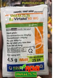 VIRTAKO 40WG – Đặc Trị Sâu Cuốn Lá – Sâu Đục Thân – Rầy Nâu – Rệp Sáp