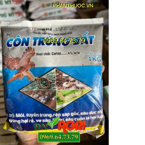 WOFADAN 4GR CÔN TRÙNG ĐẤT – Đặc Trị Mối, Tuyến Trùng, Rệp Sáp Gốc, Sâu Đục Thân, Tuyến Trùng Hại Rễ