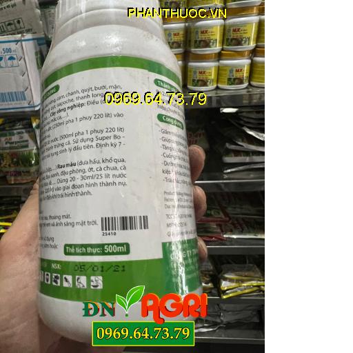 SUPER BO USA – Tăng Thụ Phấn Đậu Trái, Tránh Rụng Bông Trái Non, Trái To, Chắc Hạt