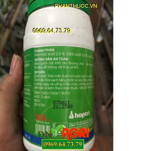 AGRI LIFE 100SL–Lưu Dẫn Mạnh, Ngăn Chặn Khả Năng Lây Lan Vi Khuẩn, Tăng Đề Kháng