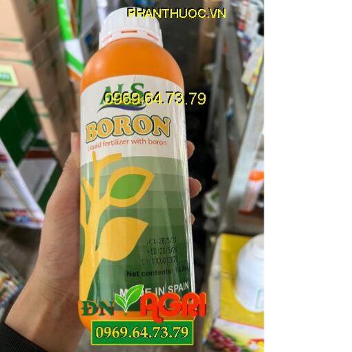 PHÂN BÓN ALS BORON BORAMIDE – Chống Rụng Bông, Đen Bông, Dưỡng Hạt Phấn, Trỗ Bông Đồng Loạt, Chống Rụng Trái Non