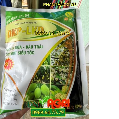 MH-DKP 41-54 PHÂN BÓN HỖN HỢP PK DKP-LKD – Kích Ra Hoa, Đậu Trái, Chặn Đọt Siêu Tốc