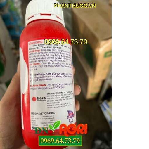 PHÂN BÓN VI LƯỢNG EXTRA KẼM ĐỒNG – BỔ SUNG DINH DƯỠNG CHO CÂY TRỒNG