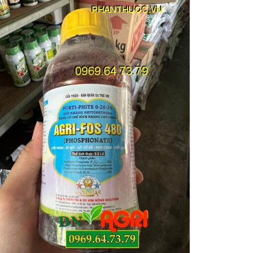 Agri-fos 480 Mỹ – Đặc Trị Vàng Lá Thối Rễ, Nứt Thân, Xì Mủ, Khô Cành, Thối Quả