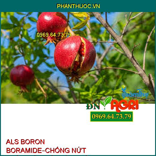 PHÂN BÓN ALS BORON BORAMIDE–CHỐNG NỨT TRÁI THỐI TRÁI, VÀNG LÁ, RỤNG HOA TRÁI NON