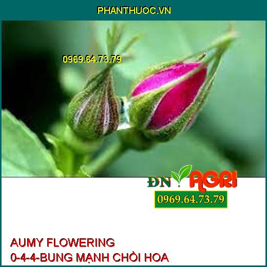 AUMY FLOWERING 0-4-4-BUNG MẠNH CHỒI HOA, CHỐNG RỤNG HOA, TRÁI NON