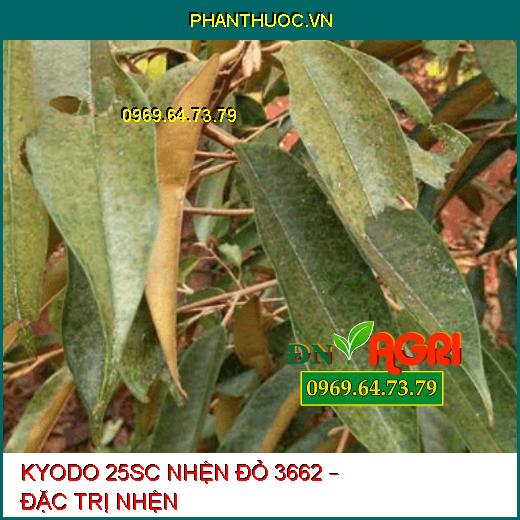 KYODO 25SC NHỆN ĐỎ 3662 – ĐẶC TRỊ NHỆN