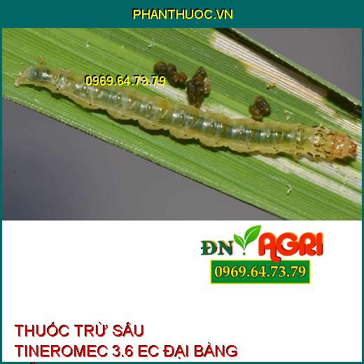 THUỐC TRỪ SÂU TINEROMEC 3.6 EC ĐẠI BÀNG MỸ – Sâu Cuốn Lá, Sâu Đục Thân, Sâu Đo, Bọ Trĩ