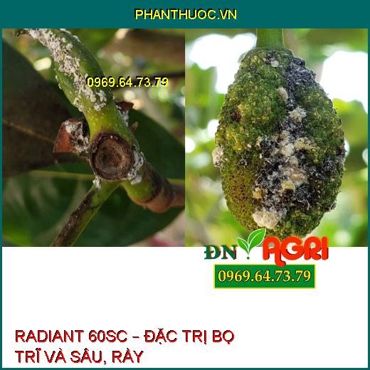 THUỐC TRỪ SÂU SINH HỌC RADIANT 60SC – Đặc Trị Bọ Trĩ Và Sâu, Rầy Khó Trị Trên Cây Trồng