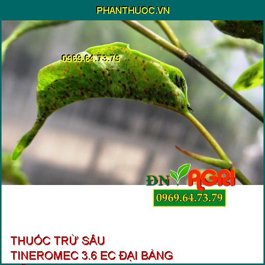 THUỐC TRỪ SÂU TINEROMEC 3.6 EC ĐẠI BÀNG MỸ – Sâu Cuốn Lá, Sâu Đục Thân, Sâu Đo, Bọ Trĩ