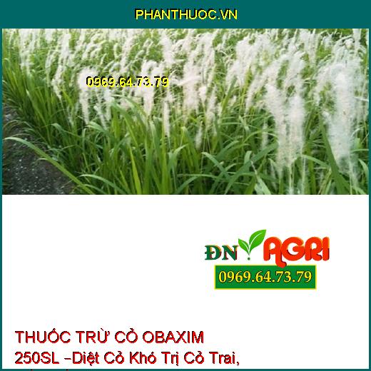 THUỐC TRỪ CỎ OBAXIM 250SL –Diệt Cỏ Khó Trị Cỏ Trai, Mần Trầu, Cỏ Tranh, Cỏ Chỉ