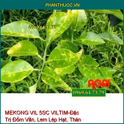 MEKONG VIL 5SC VILTIM-Đặc Trị Đốm Vằn , Lem Lép Hạt, Thán Thư, Nấm Hồng