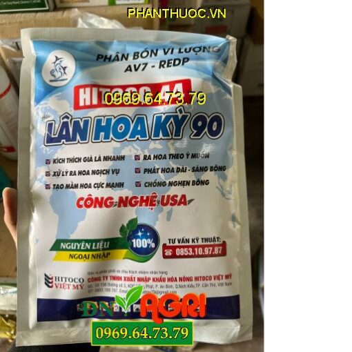 HITOCO 44 LÂN HOA KỲ 90 – Kích Ra Hoa, Tạo Mầm Hoa, Chống Nghẹn Hoa, Thúc Già Lá