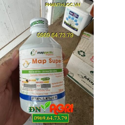 MAP SUPER 300EC – THUỐC ĐẶC TRỊ BỆNH THÁN THƯ, RỈ SẮT, PHẤN TRẮNG, ĐỐM LÁ