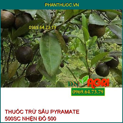 THUỐC TRỪ SÂU PYRAMATE 500SC NHỆN ĐỎ 500 – Đặc Trị Nhện Đỏ, Nhện Vàng, Nhện Trắng, Nhện Gié, Ung Trứng Nhện, Nhện Kháng Thuốc