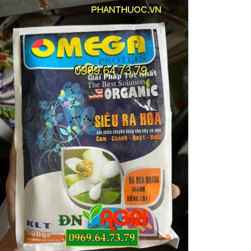 OMEGA PROTEIN SIÊU RA HOA – Ra Hoa Nhanh Mạnh, Đồng Loạt, Chống Nghẹn Hoa, Ra Hoa Lác Đác, Bung Hoa, Mập Đòng