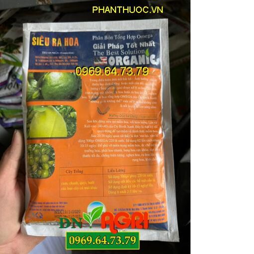 OMEGA PROTEIN SIÊU RA HOA – Ra Hoa Nhanh Mạnh, Đồng Loạt, Chống Nghẹn Hoa, Ra Hoa Lác Đác, Bung Hoa, Mập Đòng