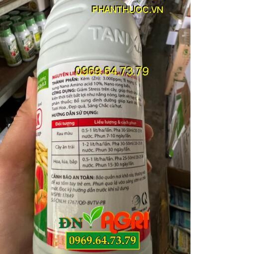 TANIXA AMINO MAX – Giải Độc, Ra Hoa, Đậu Trái, Trái To, Màu Đẹp