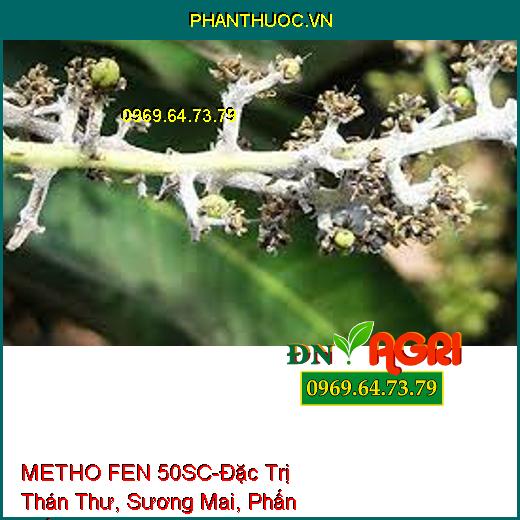 THUỐC TRỪ BỆNH METHO FEN 50SC-Đặc Trị Thán Thư, Sương Mai, Phấn Trắng, Vàng Lá