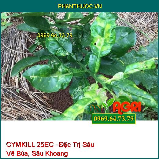 THUỐC TRỪ SÂU CYMKILL 25EC –Đặc Trị Sâu Vẽ Bùa Hại Cam, Sâu Khoang Hại Bông Vải