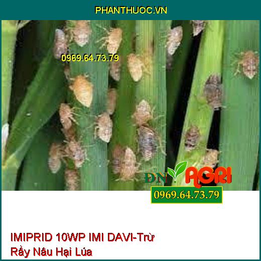 THUỐC TRỪ SÂU IMIPRID 10WP IMI DAVI-Trừ Rầy Nâu Hại Lúa, Rầy Cám, Rầy Trưởng Thành