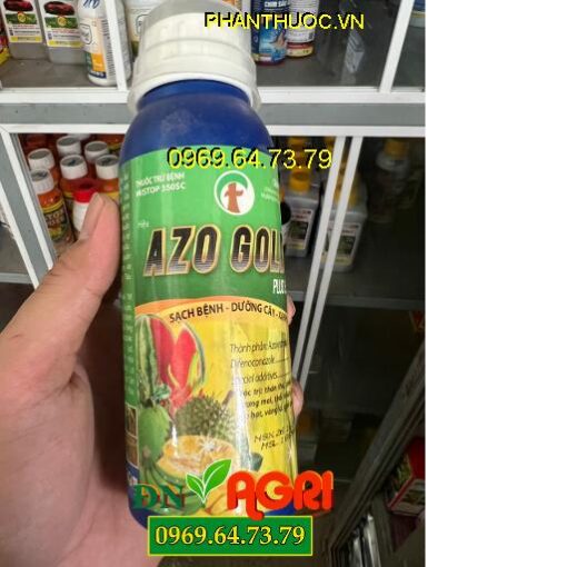 THUỐC TRỪ BỆNH MISTOP 350SC AZO GOLD PLUS 555 – Đặc Trị Thán Thư, Phấn Trắng, Sương Mai, Thối Nhũn, Đạo Ôn, Lép Hạt, Vàng Lá, Ghẻ Quả, Gỉ Sắt