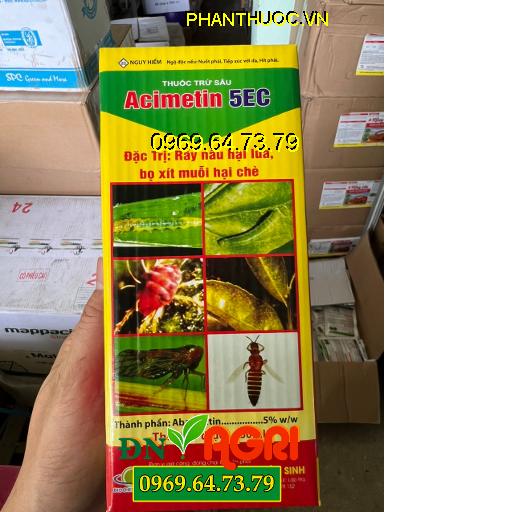 THUỐC TRỪ SÂU ABAMECTIN 5EC –Đặc Trị Rầy Nâu Hại Lúa, Bọ Xít Muỗi Hại Chè