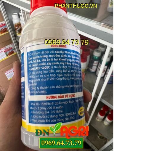 THUỐC DIỆT CÔN TRÙNG AMAREP 500EC – Đặc Trị Sâu Đục Thân, Muỗi Hành, Rệp Sáp, Tuyến Trùng, Mọt Đục Cành