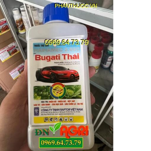 THUỐC TRỪ SÂU HAIHAMEC 3.6EC BUGATI THÁI – Đặc Trị Nhện Đỏ, Nhện Gié, Rệp Sáp, Sâu Tơ, Sâu Xanh, Sâu Đục Quả, Sâu Cuốn Lá, Bọ Trĩ