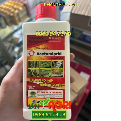 THUỐC TRỪ SÂU MOSFLANNONG 30EC – Đặc Trị Bọ Trĩ, Sâu Cuốn Lá, Rầy Nâu Hại Lúa