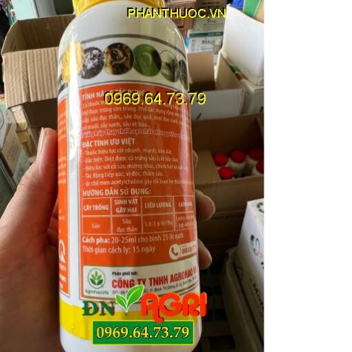 THUỐC TRỪ SÂU PYENTHOATE 50EC – Đặc Trị Rệp Sáp, Rệp Kim, Sâu Róm, Sâu Đục Thân, Đục Quả, Mọt Đục Cành, Ruồi Vàng, Bọ Xít Muỗi, Rầy Xanh