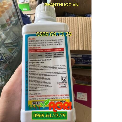 THUỐC TRỪ SÂU ROVERUSA 600EC BÁO ĐEN – Đặc Trị Tuyến Trùng, Rệp Sáp, Rầy Xanh, Bọ Trĩ