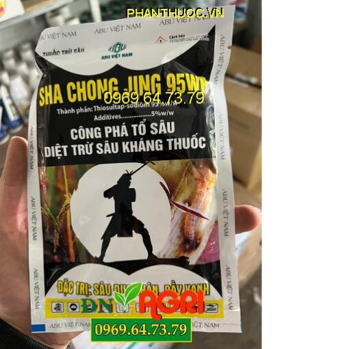 SHA CHONG JING 95WP- Đặc Trị Sâu Đục Thân, Rầy Xanh