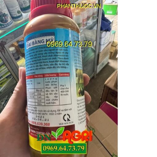 THUỐC TRỪ SÂU TINEROMEC 3.6 EC ĐẠI BÀNG MỸ – Sâu Cuốn Lá, Sâu Đục Thân, Sâu Đo, Bọ Trĩ