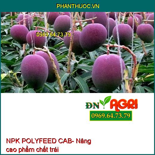 PHÂN BÓN LÁ NPK POLYFEED CAB- SIÊU SẠCH TRÁI- BÓNG TRÁI- LÊN MÀU ĐẸP