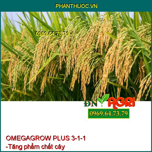 PHÂN BÓN LÁ OMEGAGROW PLUS 3-1-1 - Đâm Chồi, Phát Đọt, Phát Rễ, Lá Xanh, Dày Lá, Lớn Trái