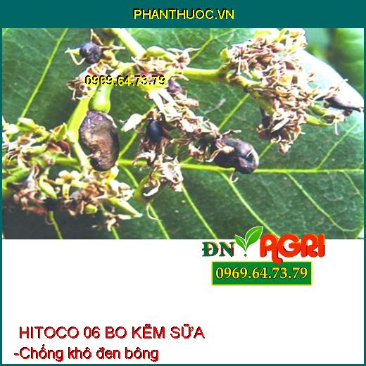 PHÂN BÓN HITOCO 06 BO KẼM SỮA - Hạn Chế Nứt Trái, Thối Trái, Rụng Bông, Trái Non