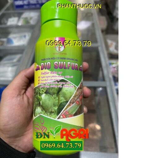 Phân Bón BIO SULFUR Hữu Cơ-Ngừa Phấn Trắng-Đuổi Côn Trùng-Mát Bông- Dưỡng Cây