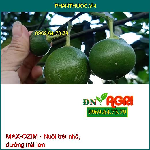 PHÂN BÓN HỮU CƠ MAX-OZIM -Kích Thích Ra Rễ Mạnh, Lá Xanh Bền, Lá Dày, Cứng Cây