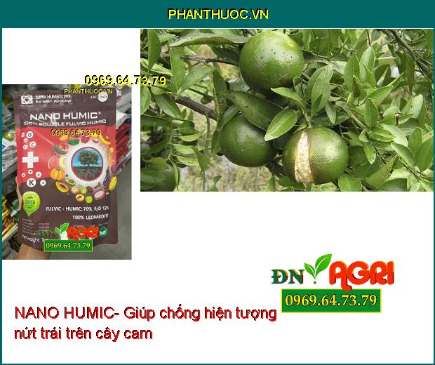 NANO HUMIC- Xanh Lá Dày Lá-Ra Rễ Mạnh-Tăng Thụ Phấn-Chống Rụng Hoa,Trái Non