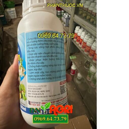 PHÂN BÓN HITOCO 06 BO KẼM SỮA - Hạn Chế Nứt Trái, Thối Trái, Rụng Bông, Trái Non