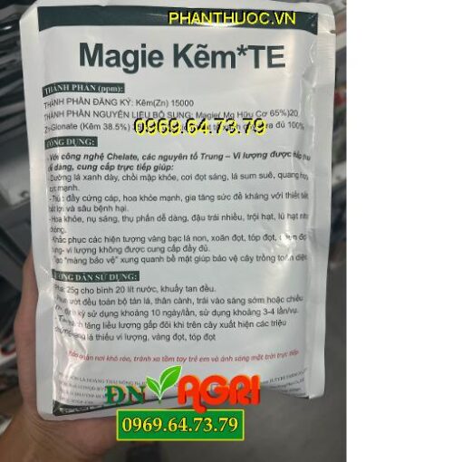 MAGIE Kẽm*TE- Lá Xanh Dày- Chồi Mập Khỏe- Tăng Đậu Trái-Hoa Mập Khỏe