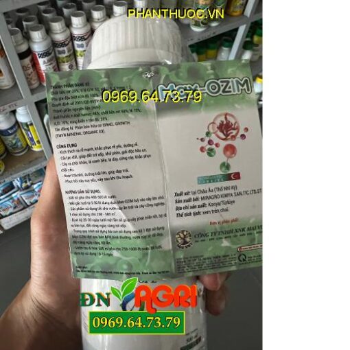 PHÂN BÓN HỮU CƠ MAX-OZIM -Kích Thích Ra Rễ Mạnh, Lá Xanh Bền, Lá Dày, Cứng Cây